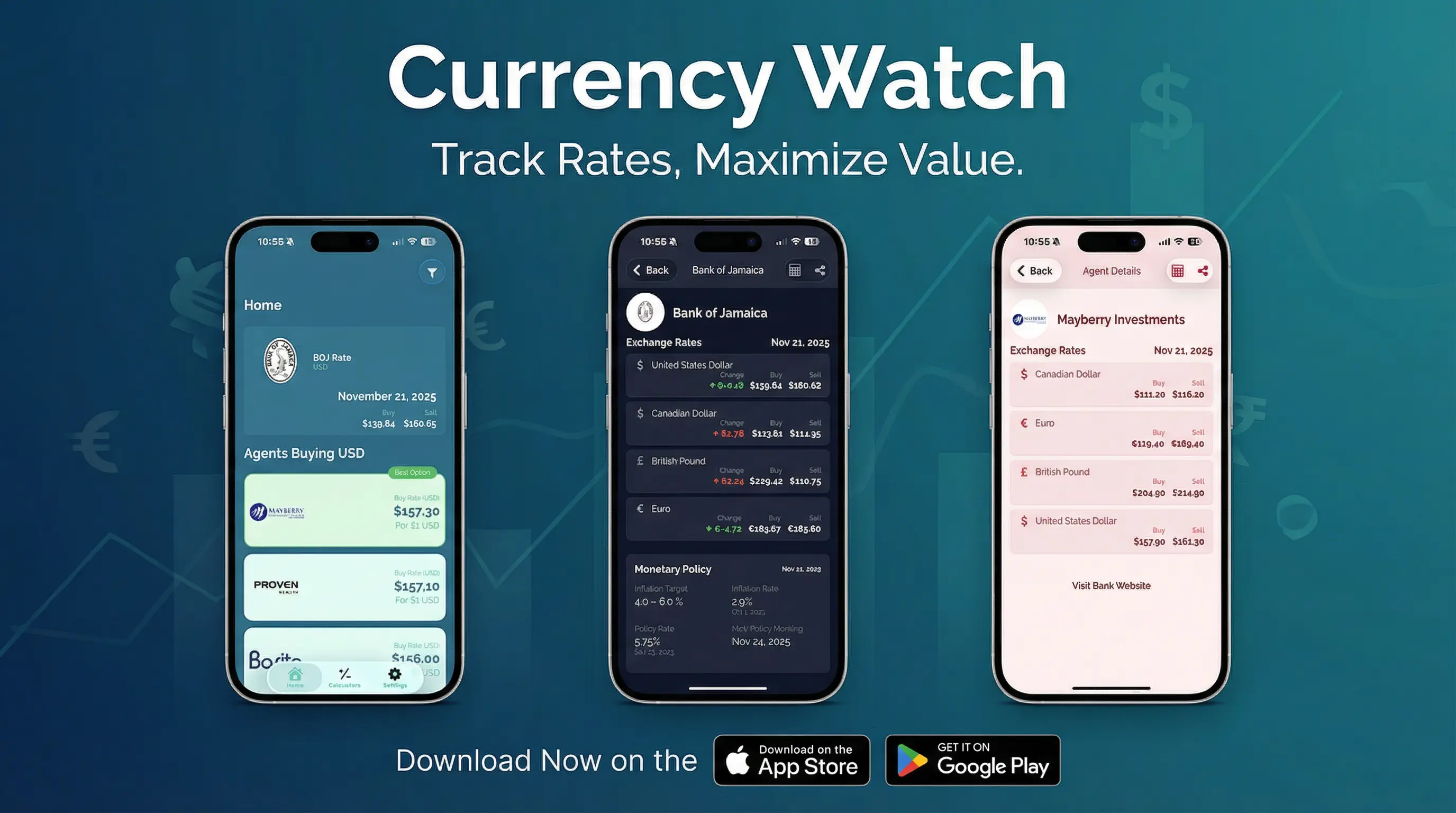 Currency Watch project preview